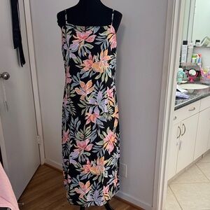 Floral Spaghetti Strap Maxi Dress